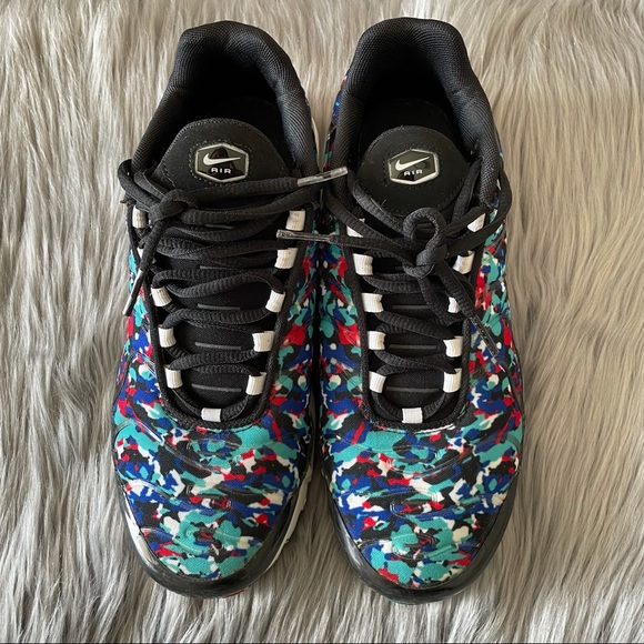 NIKE air max plus gs black hyper blue sneakers - Picture 2 of 9